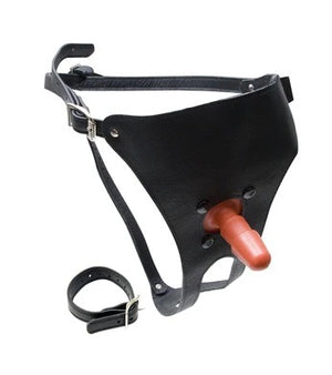 Arnés Ultra de Cuero  Vac U Lock  con Enchufe