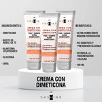 SASHINE CREMA HUMECTANTE DIMETICONA PIE DIABETICO 100ml
