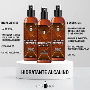 SASHINE HIDRATANTE ALCALINO 250ML