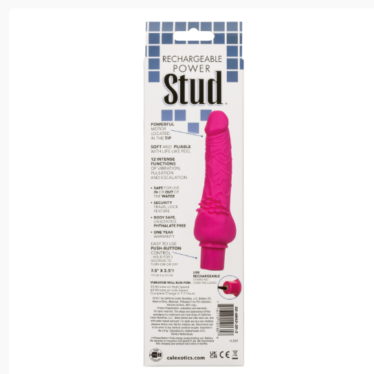 STUD RECHARGEABLE POWER - CLITERRIFIC 12 FUNCTIONS
