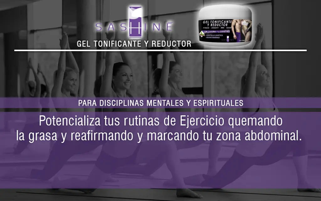 SASHINE GEL TONIFICANTE Y REDUCTOR 240g