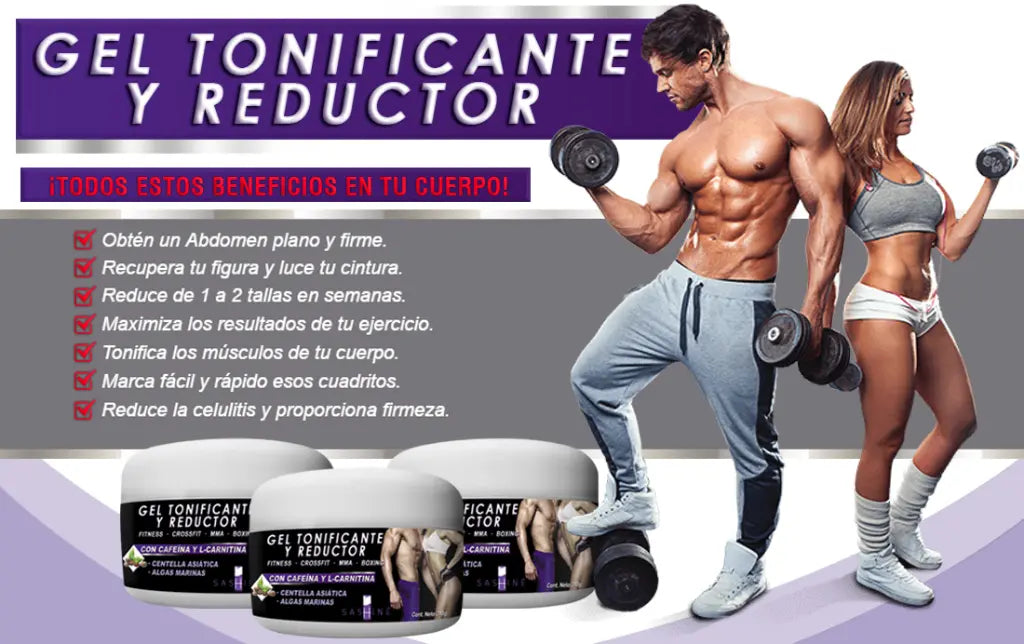 SASHINE GEL TONIFICANTE Y REDUCTOR 240g