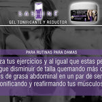 SASHINE GEL TONIFICANTE Y REDUCTOR 240g